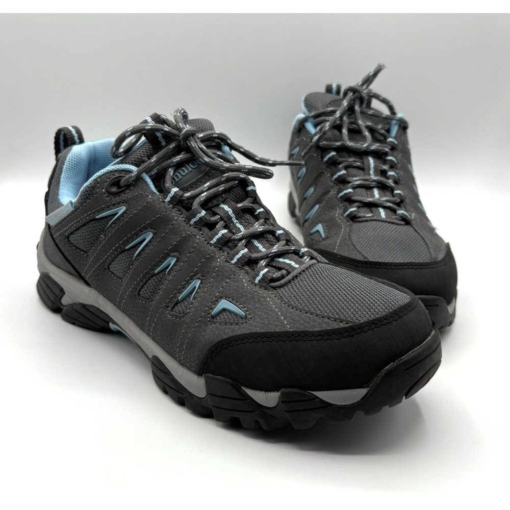 SHULOOK SL-Tex Hiking Shoe Women's Size 7 Gray Waterproof Non Slip Shoe